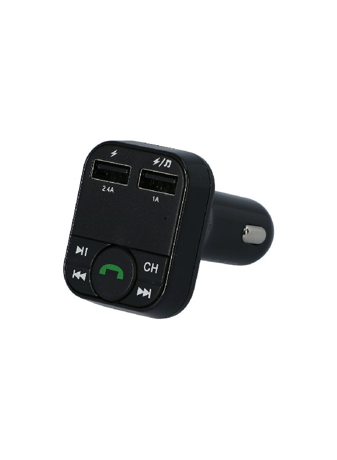 WAGAN Durable ABS Plastic Bluetooth Hands-Free Sturdy FM Transmitter Black 4.6 x 15.2 x 7.6 cm 2036 - Image 5